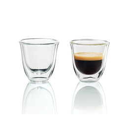 DELONGHI 90ML ESPRESSO DOUBLE WALL GLASS | DLSC310